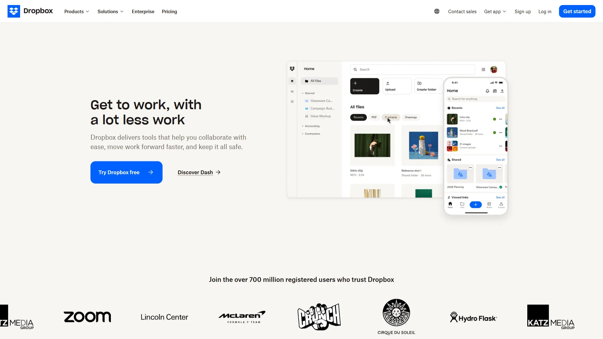 Dropbox platform