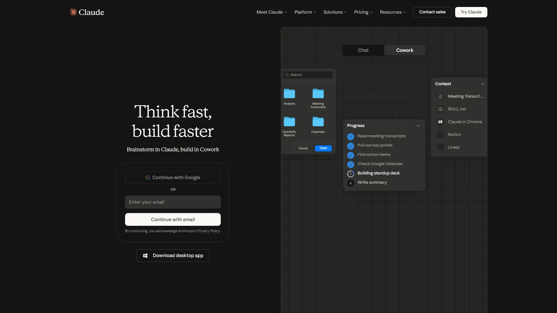 Claude AI platform
