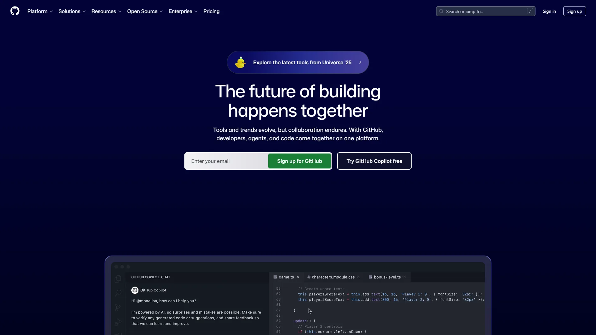 GitHub code hosting and collaboration platform
