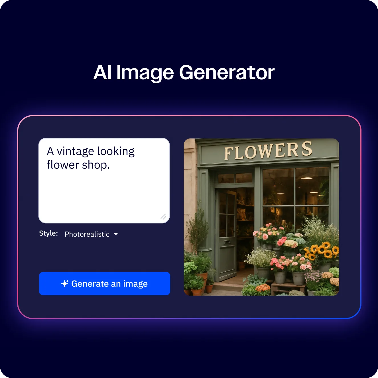 ActiveCampaign AI image generator