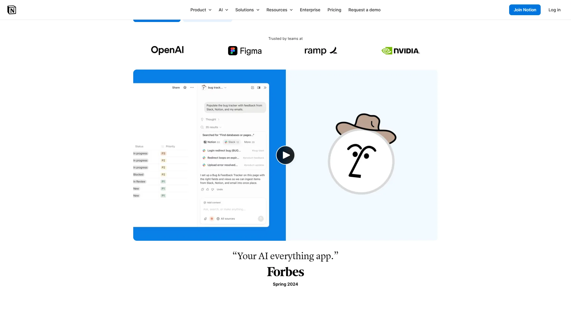 Notion AI answering questions about database content and generating formulas automatically