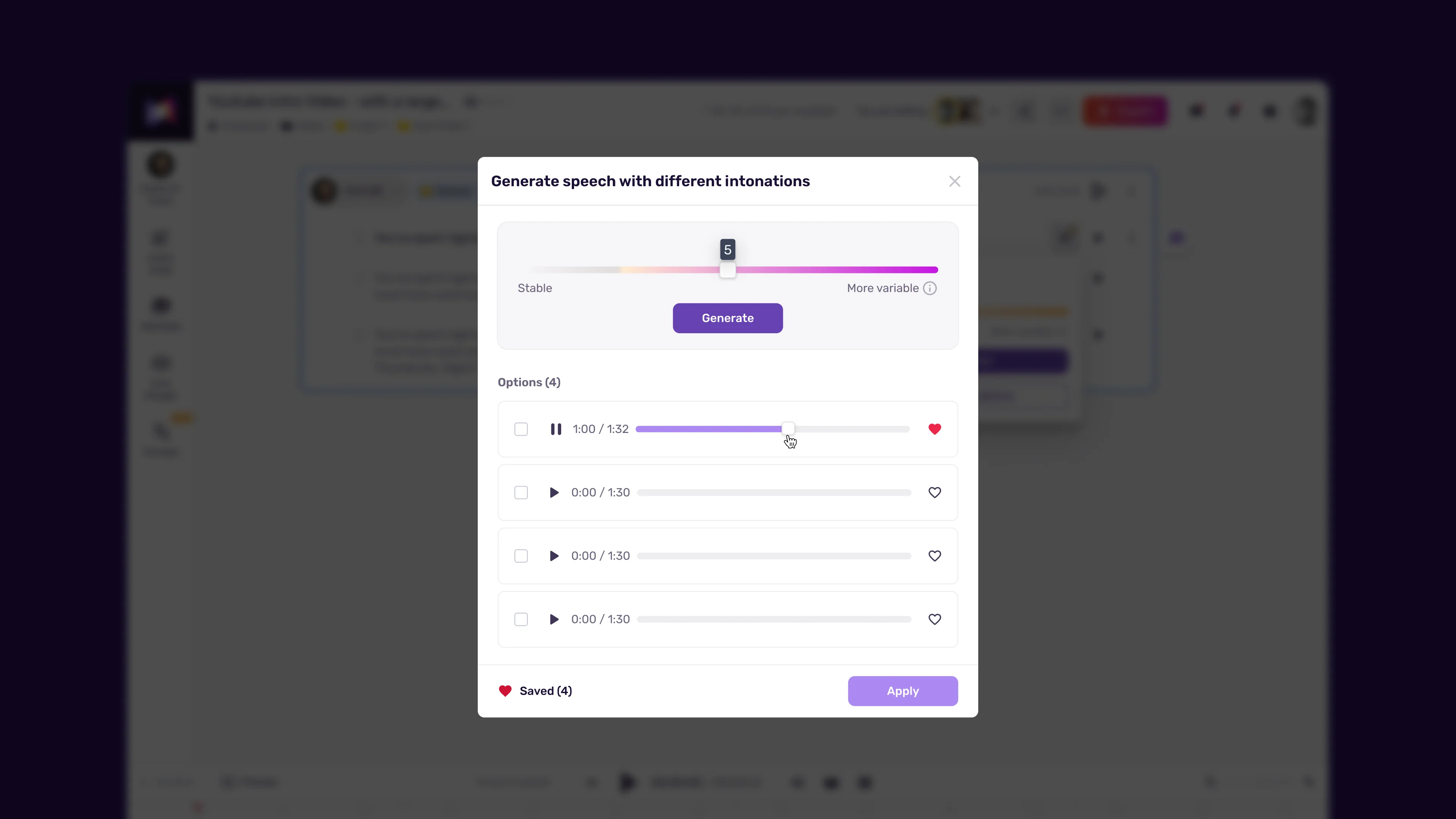 Murf Voice Variability Controls