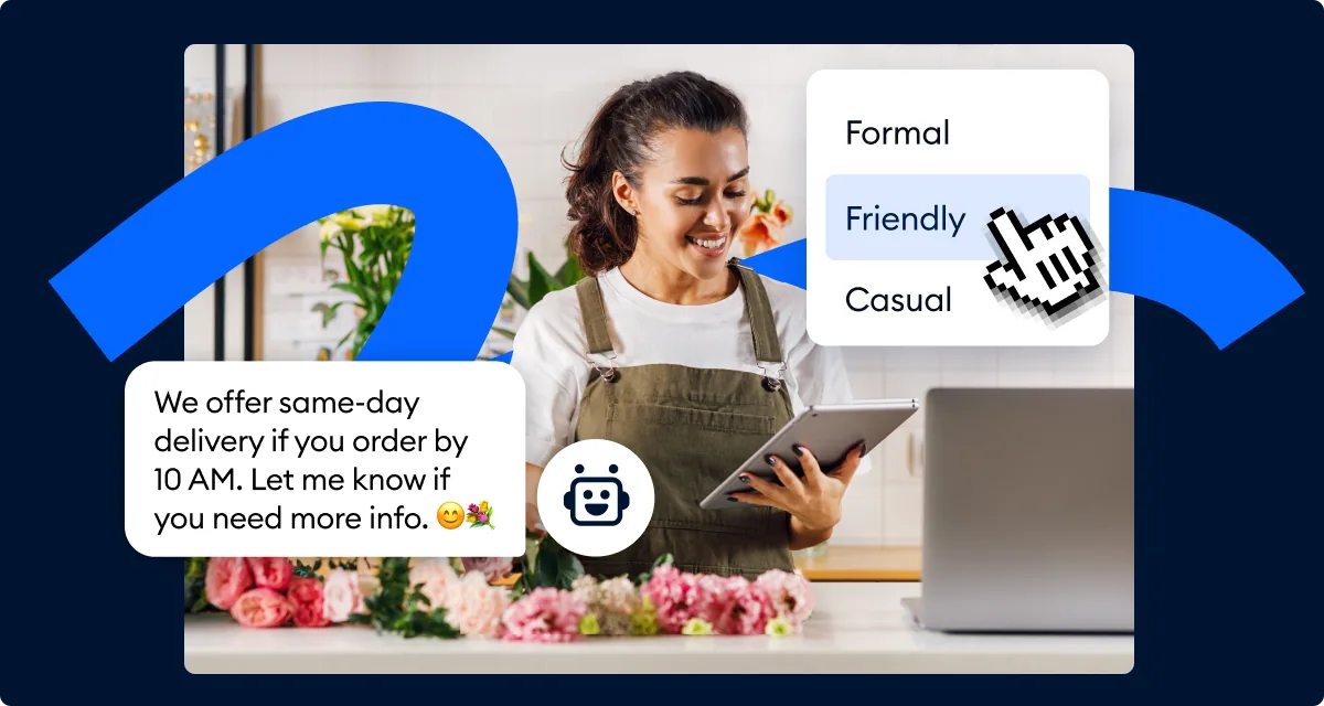 Tidio Lyro AI Tone of Voice Settings