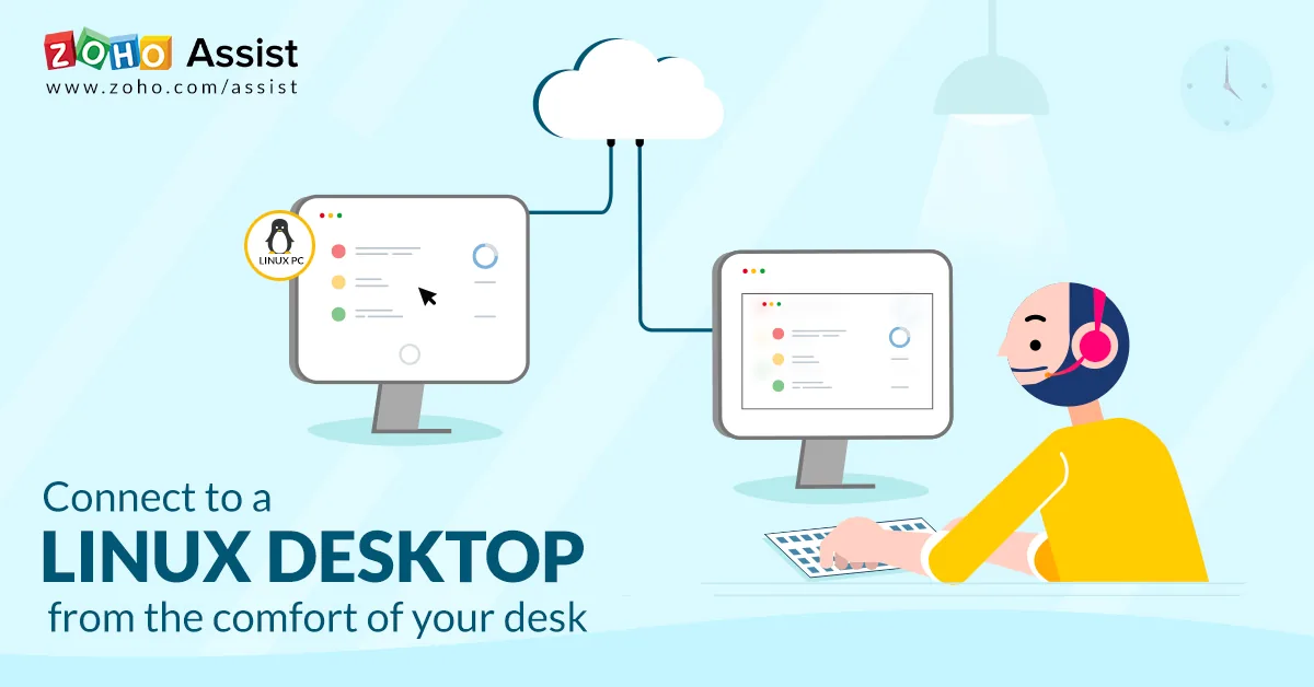 Zoho Assist support for Linux machines