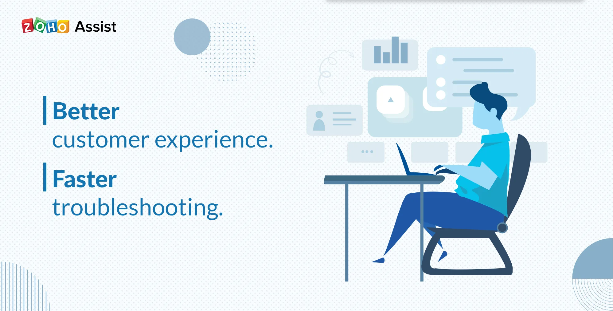 Zoho Assist faster troubleshooting workflow