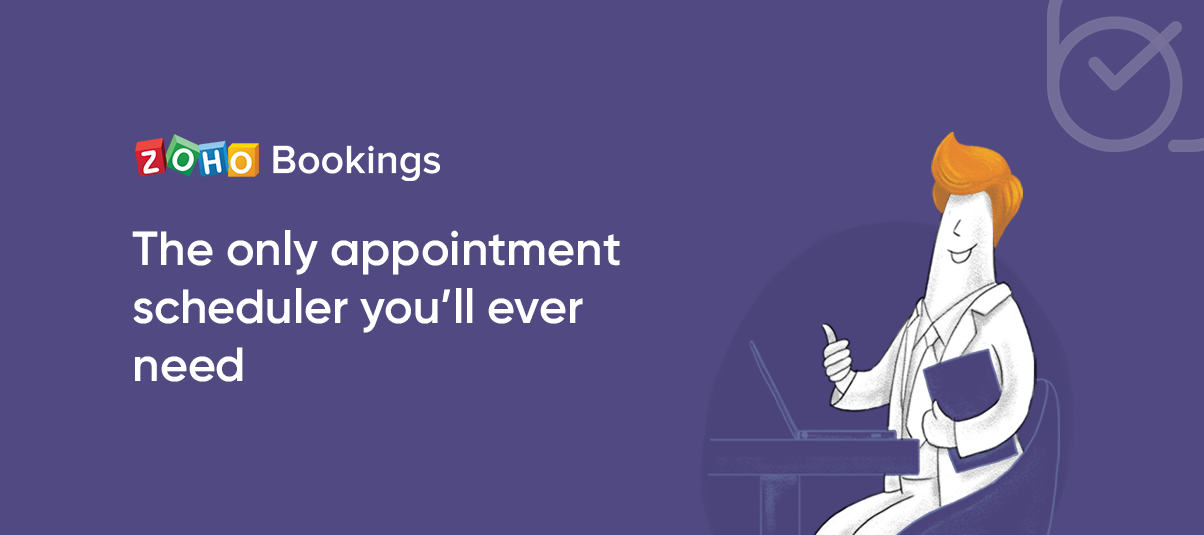 Zoho Bookings customer-facing booking page