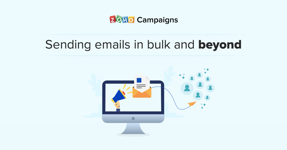 Zoho Campaigns email marketing dashboard