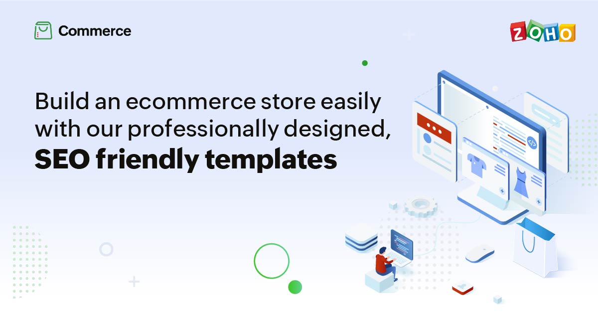Zoho Commerce SEO friendly storefront templates