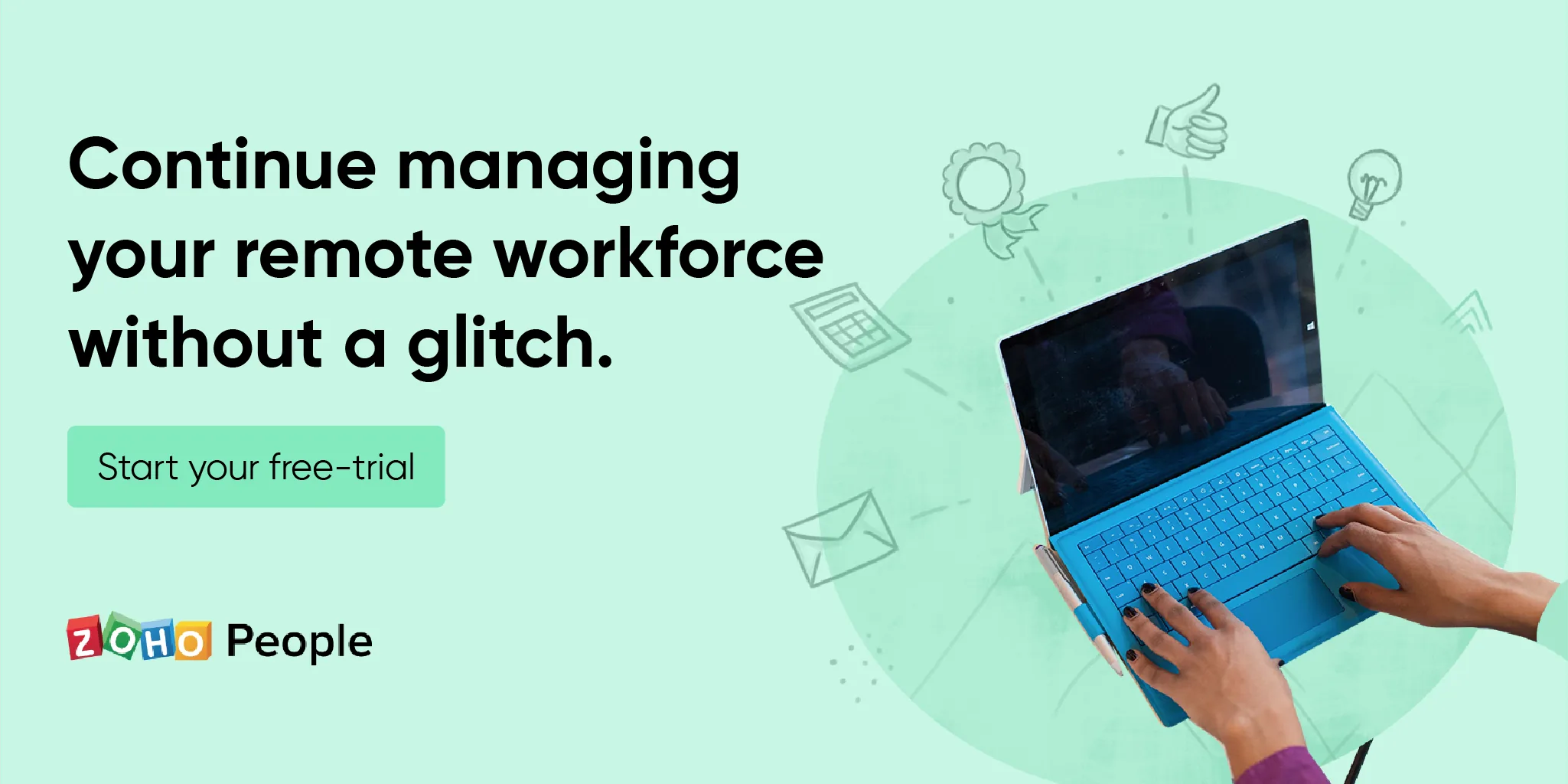 Zoho People remote HR management features