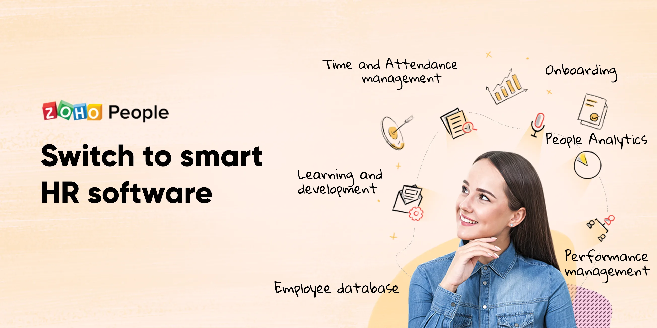 Switch to smart HR management with Zoho People