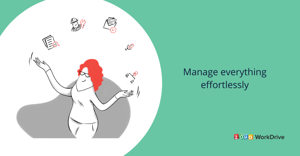 Manage WorkDrive folders effortlessly